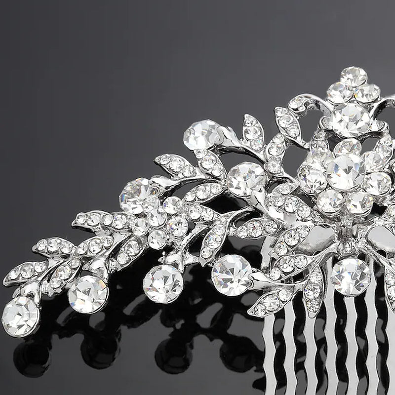 Rhinestone / Alloy Hair Combs / Headpiece with Rhinestone 1 PC Wedding Headpiece