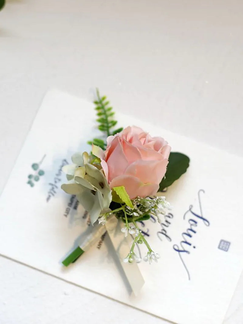 Wedding Wrist Flowers Boutonnieres Wedding / Wedding Party Artificial Flower Modern Contemporary